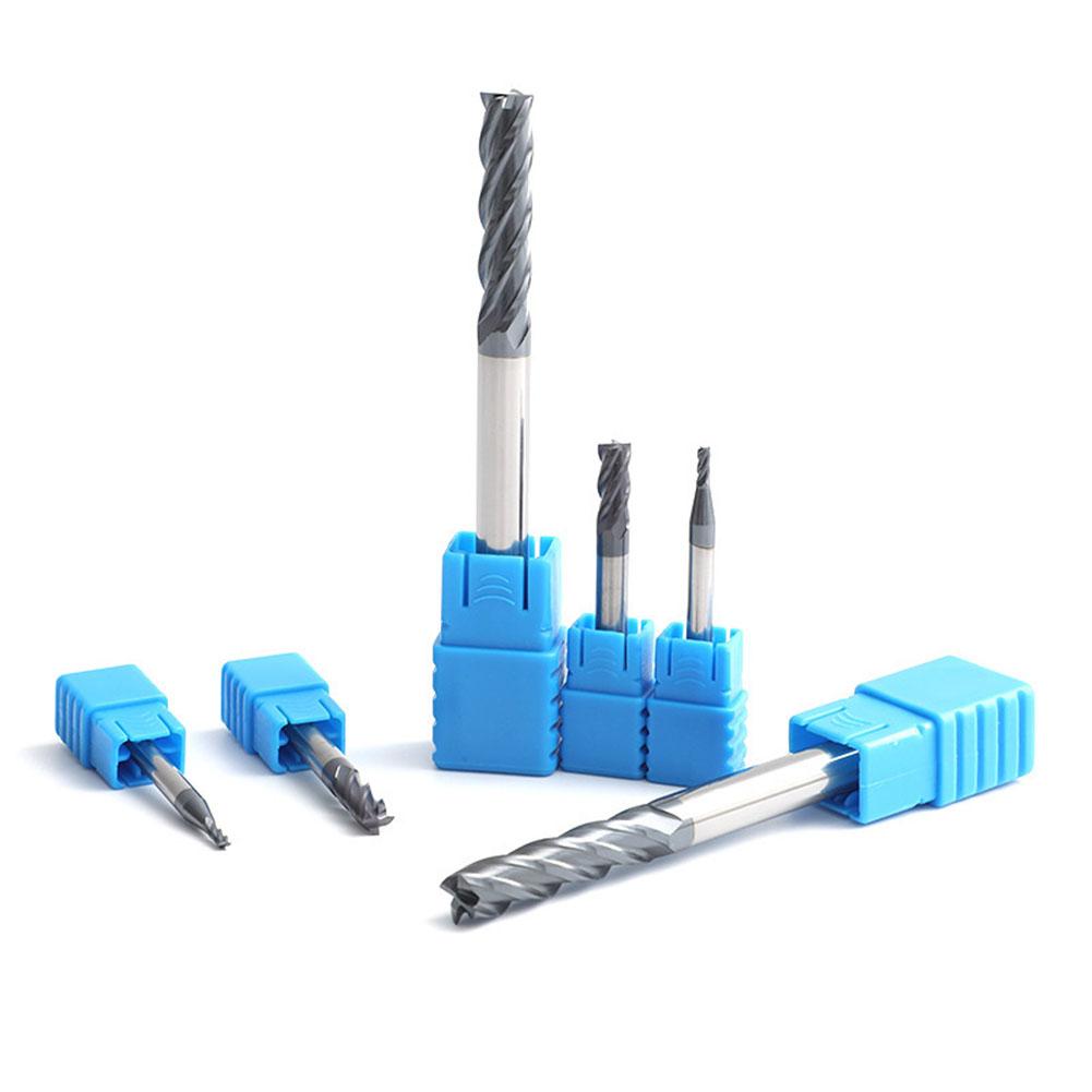 1 шт. твердосплавная концевая фреза, 4 грани, 45 градусов, угол 45 градусов