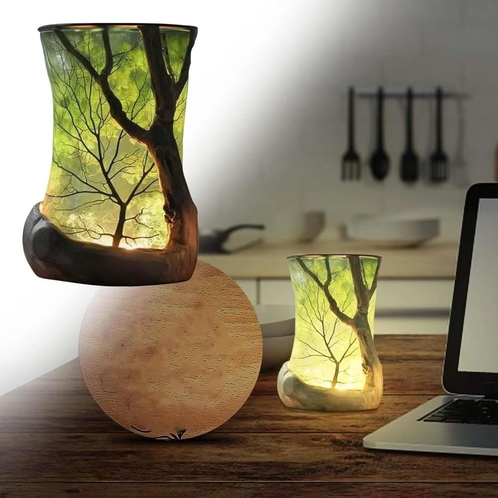 Forests Nature-Inspired Nature Ambient Lamp Resin Tree Desk Lamp  for Bedroom & Living Room Decor