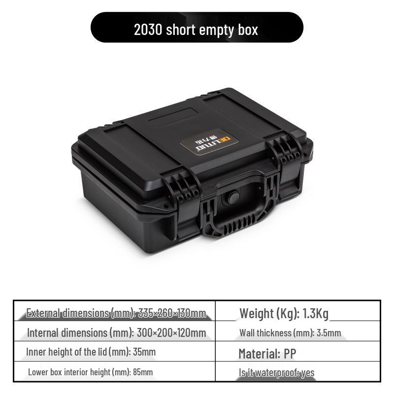 Пластиковый водонепроницаемый ударопрочный защитный бокс для камеры и оборудования