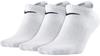 Nike Легкие носки-невидимки, 46-50 UK, белые, размеры EU, 12-15 USA, 11-14.5