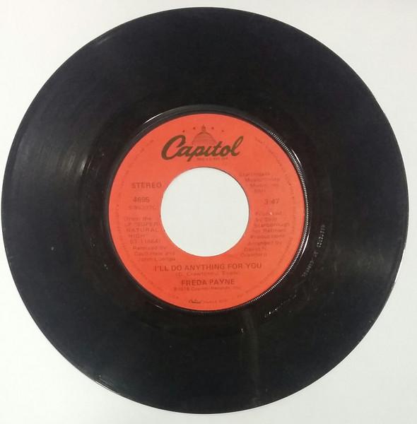 7inch Record FREDA PAYNE - I'll Do Anything For You 4695 Capitol Records 1978 US Soul/Funk Used