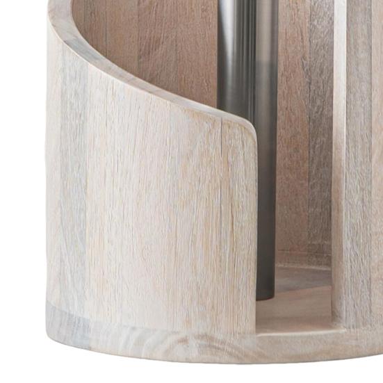 Деревянный держатель для бумажных полотенец, управление одной рукой, легкий доступ, подставка для бумажных полотенец, аксессуар для декора кухни в стиле фермерского дома