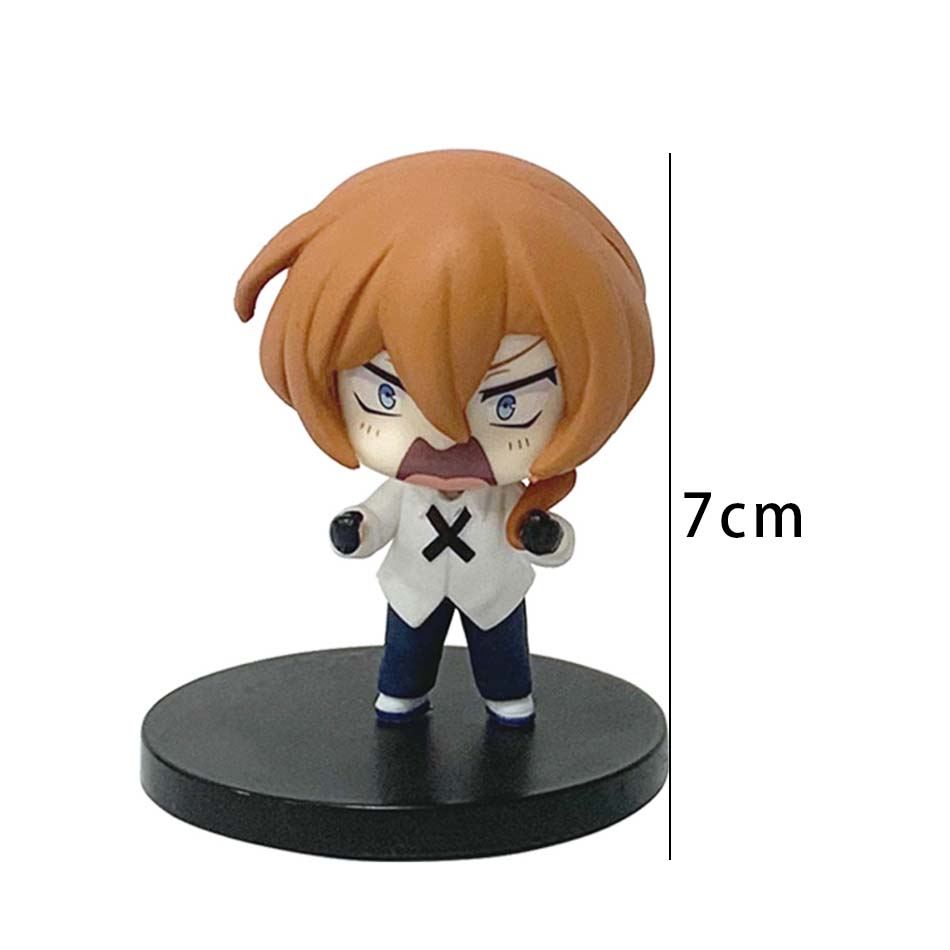 Новая фигурка Dazai Osamu из Bungo Stray Dogs 7 см Японские фигурки из мультфильмов Коллекция Милые игрушки