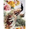 5D DIY Full Round Diamond Painting Peacock Animal Diamond Painting Embroidery Wall Stickers Mosaic Picture Home Decoration Gift