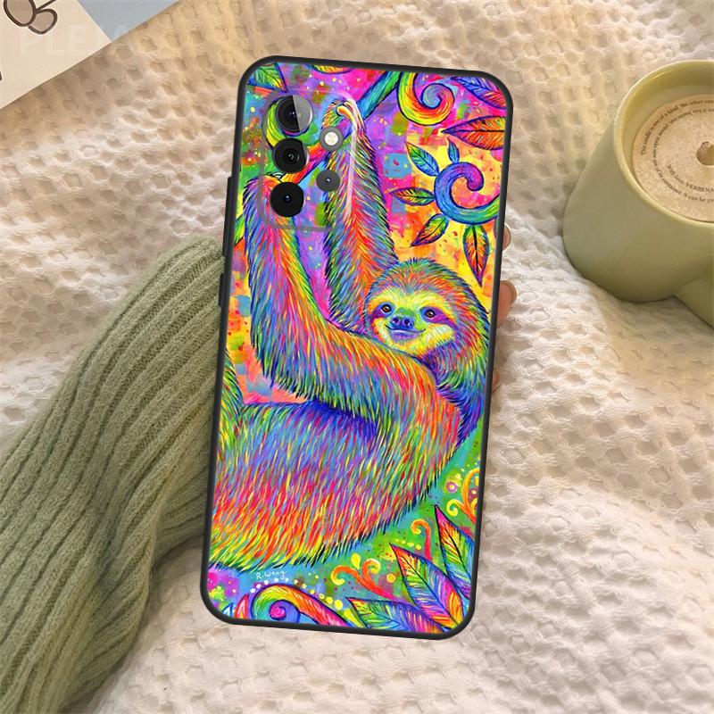 Ленивец Для Samsung Galaxy A52 A52S A32 A12 A22 A72 A21S A50 A70 A71 A51 A33 A73 A53 Чехол
