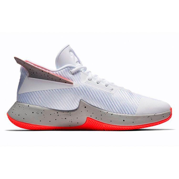 Jordan Fly Lockdown Круглый носок Шнуровка Ткань Синтетическая кожа Амортизация Нескользящие Полувысокие Баскетбольные кроссовки Мужские кроссовки AO1550-103