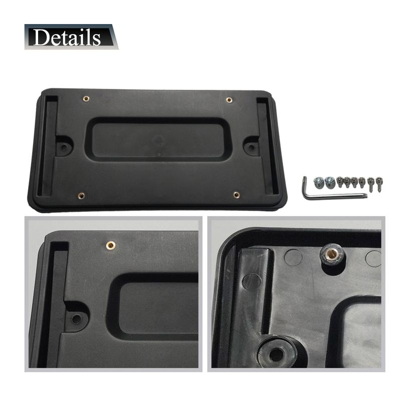 Car Rear License Plate Holder For Land Rover Range Rover LR2 LR3 LR4 Evoque Bracket For n Standard Only LR019327