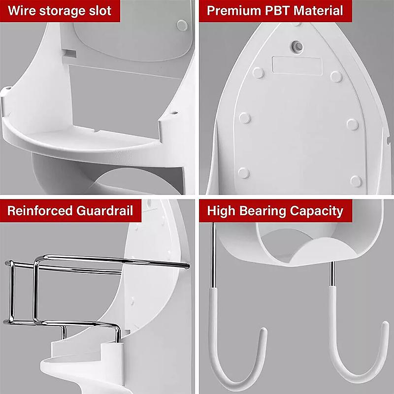 1 шт. настенный держатель для утюга термостойкий портативный крючок для подвешивания удобная вешалка для гладильной доски стеллаж для хранения органайзер для комнаты