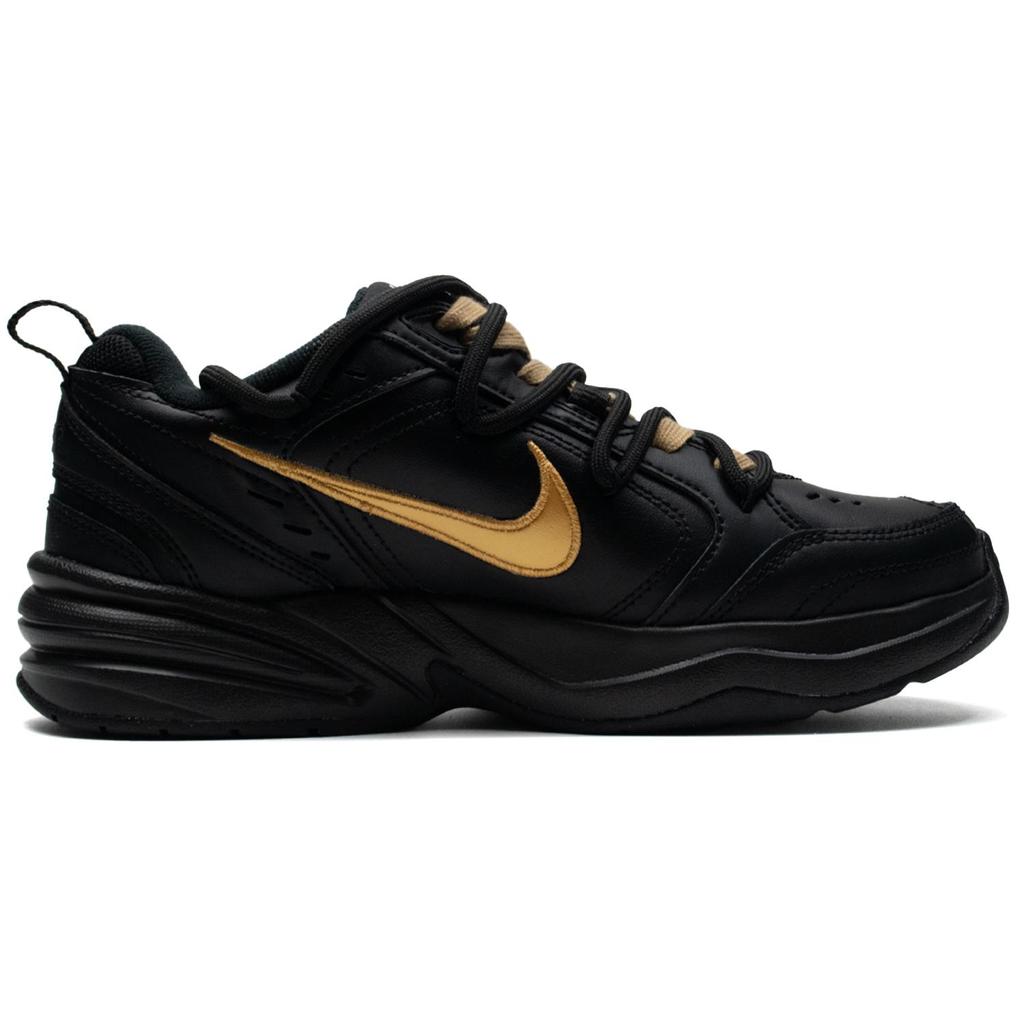 Nike Air Monarch 4 Nightfall Нескользящие износостойкие Низкие массивные кроссовки Унисекс Черный Коричневый 415445-001(Team98-)