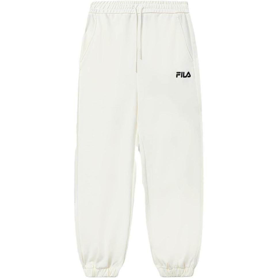 Fila Вязаные спортивные штаны женские Молочно-белые F51W319699FIV