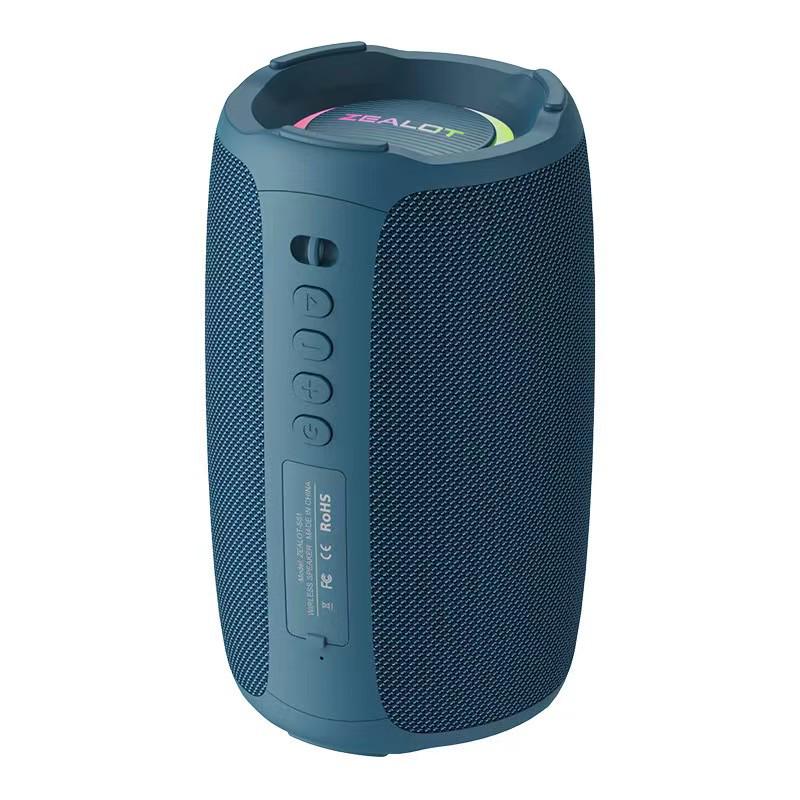 Водонепроницаемый Bluetooth-динамик Fanatic S61: TWS, сабвуфер, разноцветная подсветка, беспроводное соединение, компактный дизайн
