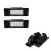 2 Pcs/set LED License Plate Light For Peugeot Citroen Mercedes