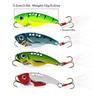 Fishing Lures 4 Pcs Metal Fishing Hard Bait Spoon Lures Spinner Spoon SwimBaits Vib Fishing Baits
