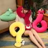 Creative Question Mark Neck Pillow Car Ice Silk Multifunctional Pillow Office Lunch Break Neck Care Holiday Gift for Women