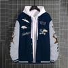 Men's Baseball Uniform Jacket Spring and Autumn Trendy Brand American High Street Handsome Young Men's Loose Casual Jacket