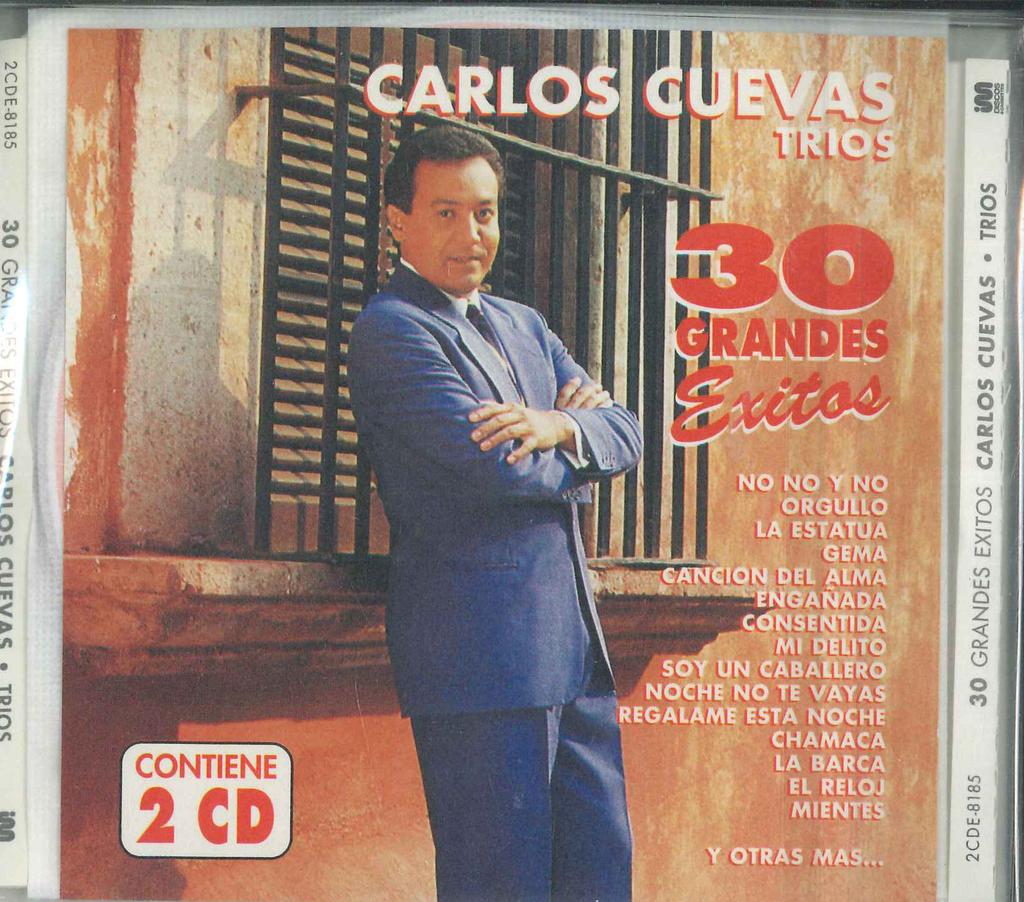 CD CARLOS CUEVAS TRIOS - 30 Grandes Exitos 2CDE8185 IM DISCOS & CAS 2000 Japan Latin Used
