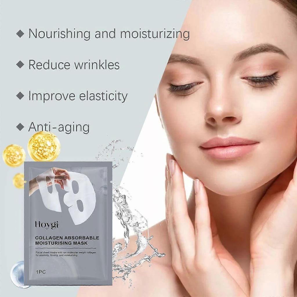 Deep Anti-Wrinkle Collagen Mask (Box Set) Facial Moisturizing Skin Hydrating, Cleansing Pores Hydrating Mask