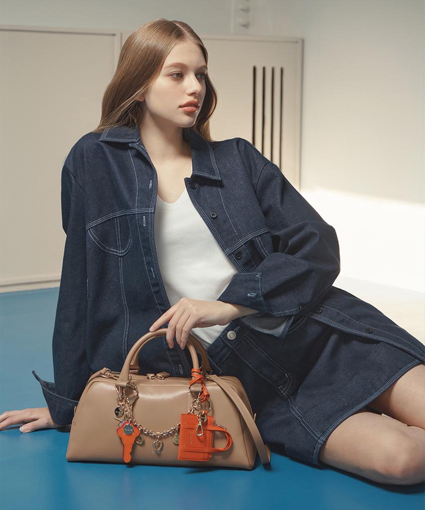 Clave Sabine Beige Tote Bag