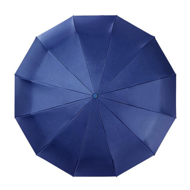 Трехполюсный автоматический всепогодный зонт с 24 ребрами