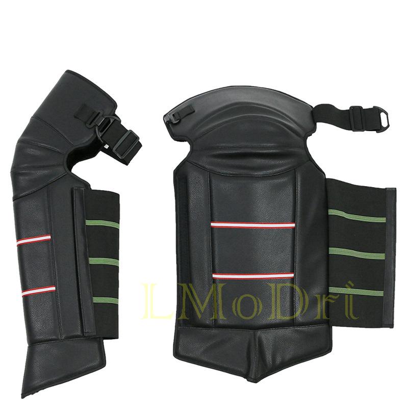LMoDri мотоциклетные теплые наколенники, теплые наколенники для езды на мотоцикле, защитные наколенники, ветрозащитные, зимние и уличные, из искусственной кожи