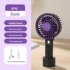 Cartoon Mini Handheld Humidifying Fan with USB Charging