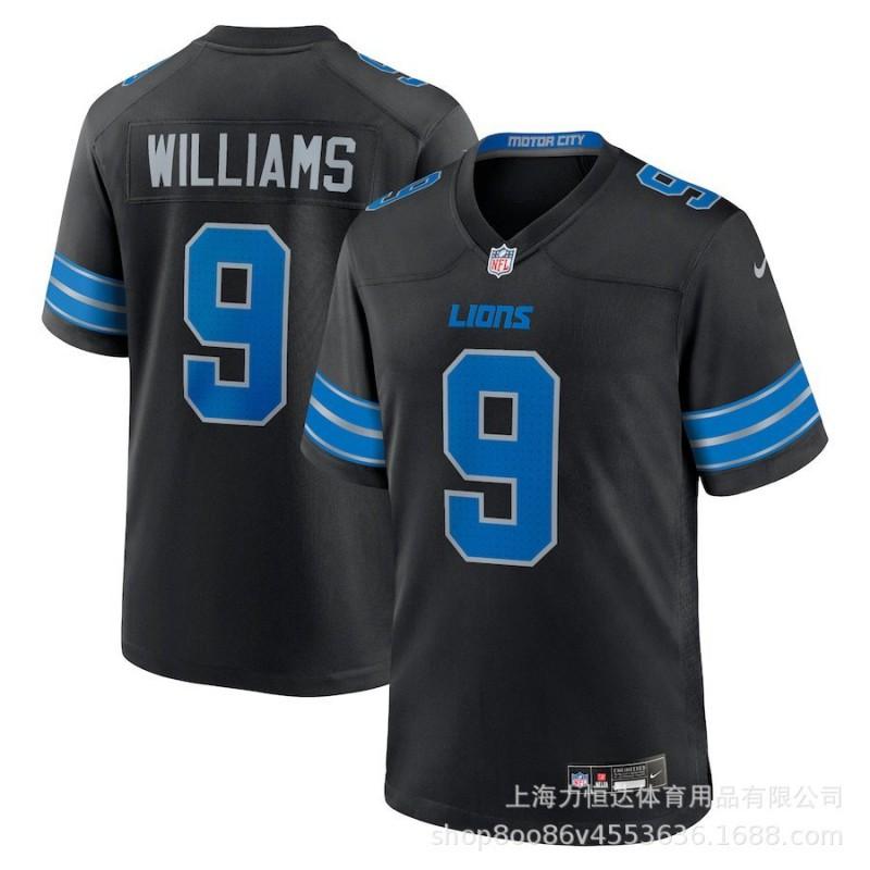 NFL Detroit Lions Football Jersey Embroidered Training T-Shirt Team Sports Apparel