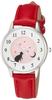[Arias] Analog Amalfidia Waterproof Leather Strap Cat Pink Dial WW19012A-95 Women's Red