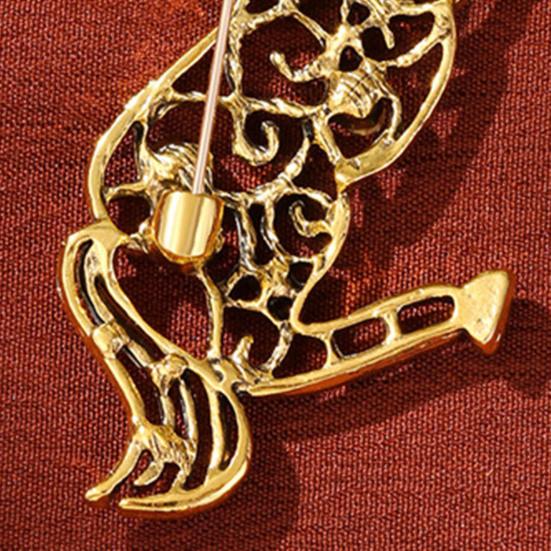 1/2 шт. Брошь в виде животного Год Лошади Полый дизайн Сверкающие стразы Заколка для одежды Аксессуары для одежды