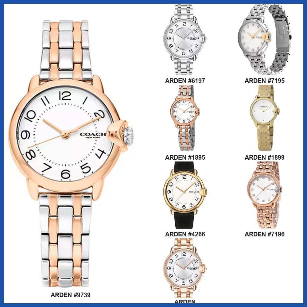 Coach ARDEN Series Unisex Wrist Watch Gift Casual Business Sports Student