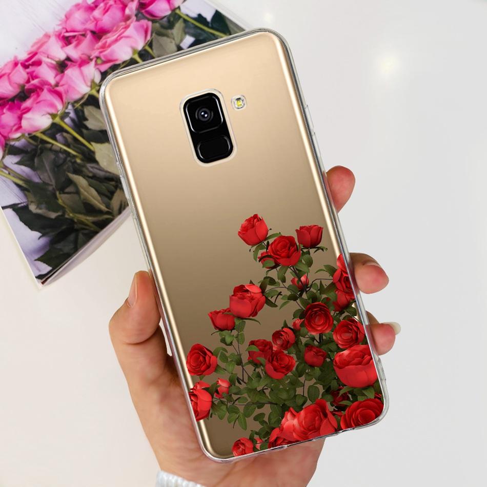 Для Samsung Galaxy A8 (2018) / A8+ (2018) Мягкий силиконовый TPU чехол SM-A730F A530F для Samsung A 8 A8 Plus, милые чехлы с мультяшными пандами