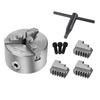 4inch 3Jaw Self Centering Metal Lathe Chuck With Extra Jaws Turning Machine Accessories