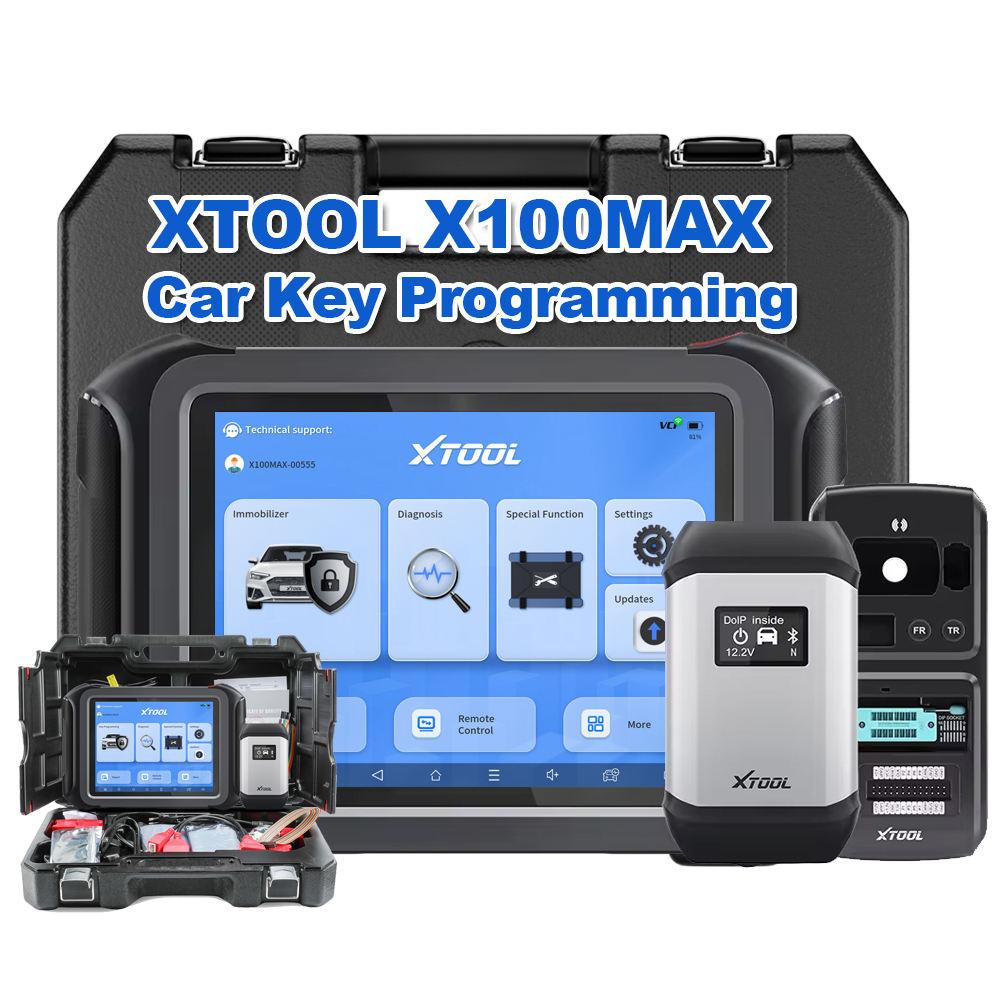 EU Local Stock XTOOL X100MAX Powerful Car Diagnosis Tool and Professional Key Programming Machine for All Key Lost with KC501