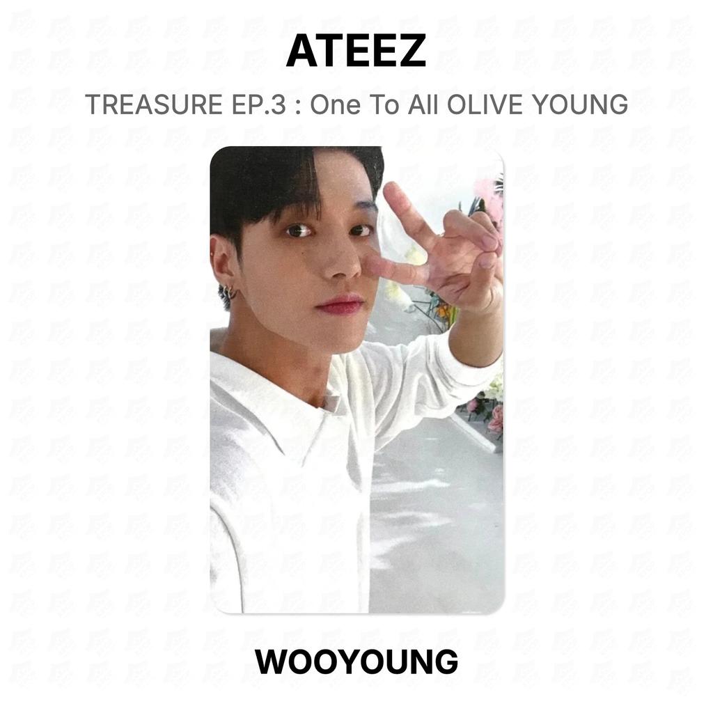ATEEZ СОКРОВИЩА EP.3 : Официальная фотокарточка One To All OLIVE YOUNG