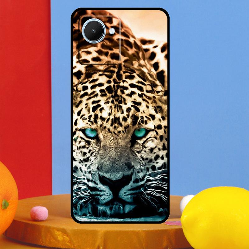 Че Гепард Снежный Гепард Для Realme 15 Pro 13 12 11 10 14 Pro Plus C65 C67 C63 C61 C55 C51 C53 C35 C75 GT6 GT7 Чехол