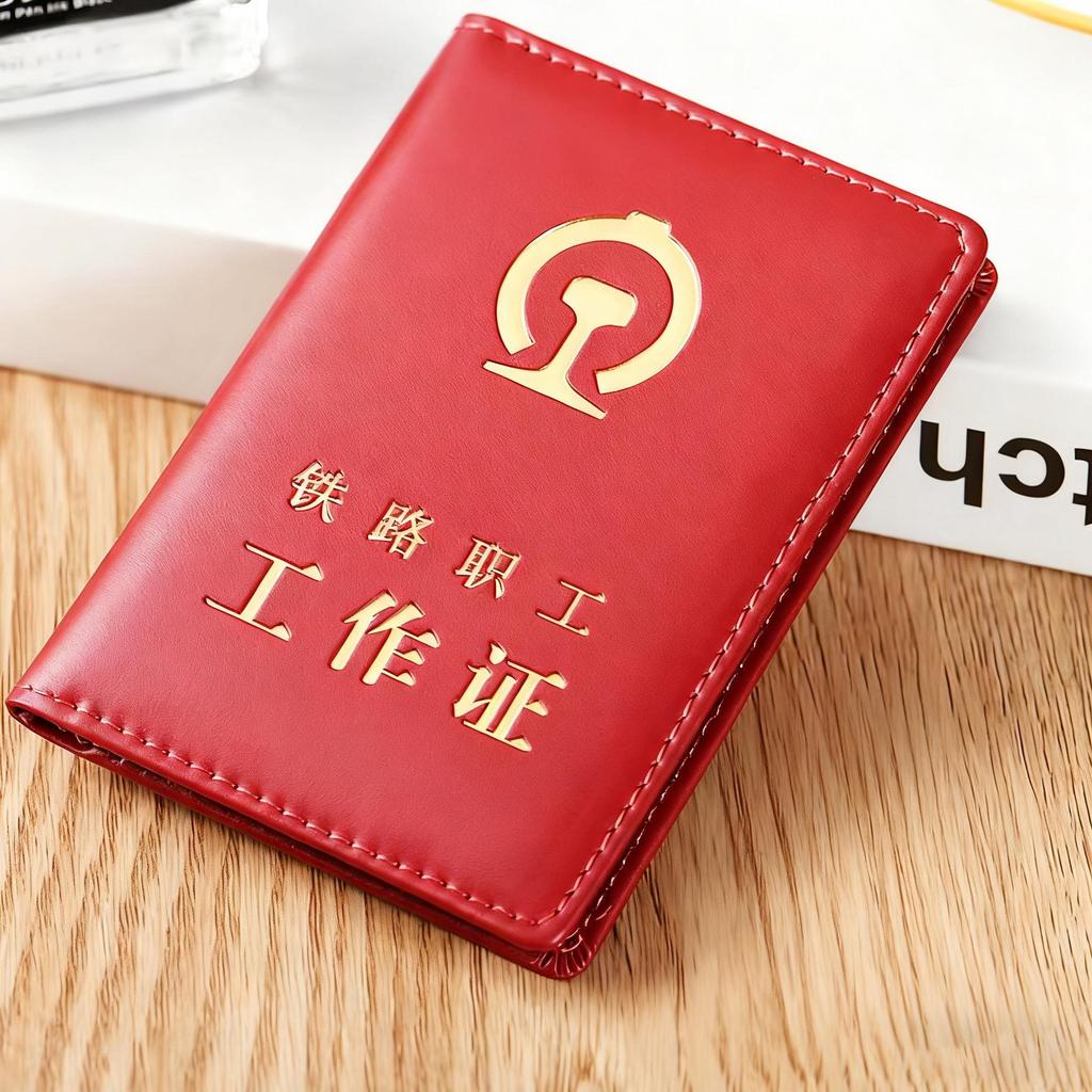 Держатель для ID-карты железнодорожника из ПУ кожи - Прочный и удобный чехол для проездного