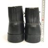 Vintage East Germany 70s-80s Military Officer Boots 42 26.5 Black Pebbled Leather GDR Boots(USED)