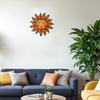 New Metal Sun Wall Decor Friendly Face Funny Wall Art Decoration Sun Flower Hanging Decoration Living Room Bedroom