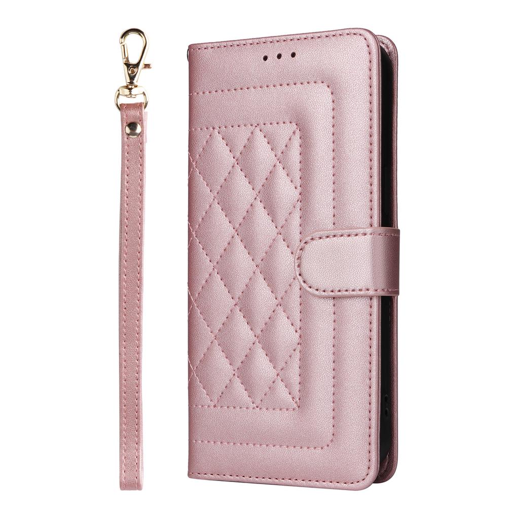 Кожаный чехол-книжка для Samsung Galaxy S24 S25 Ultra S23 FE S22 S21 S20 S10 S9 Plus Note 20 10 с ремешком, кошельком, карманом для карт