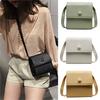 Women  Crossbody Fashion Button One-Shoulder Small Square Bag