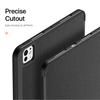 Серия DUX DUCIS Domo для iPad Pro 11 (2024) Чехол для планшета Тройная подставка Кожаный Чехол в деловом стиле