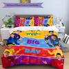 3 шт. Постельное белье с рисунком The Wiggles, комплект пододеяльника включает пододеяльник и наволочки, идеальное украшение спальни и подарок на все сезоны