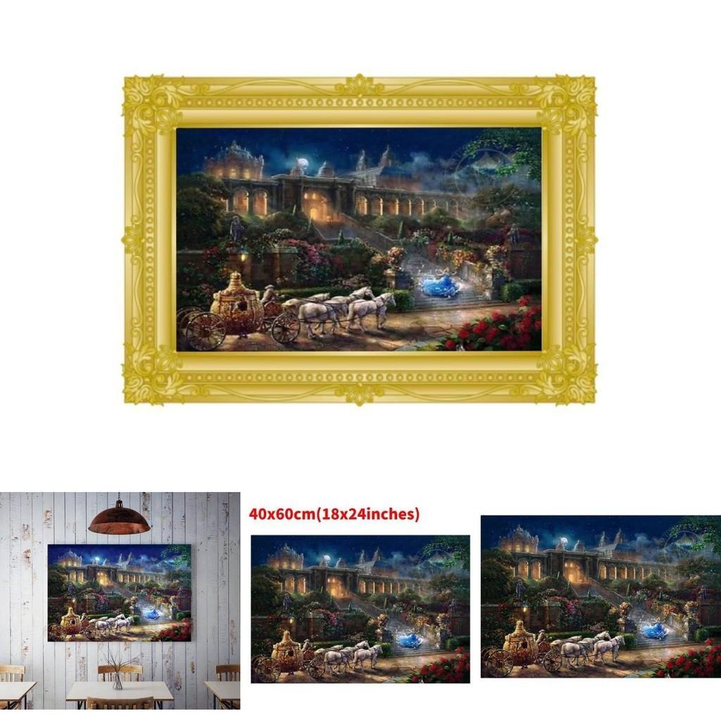 Холст Принцесса Русалка Настенное Искусство Современная Сказка Декор Детской Комнаты Живопись