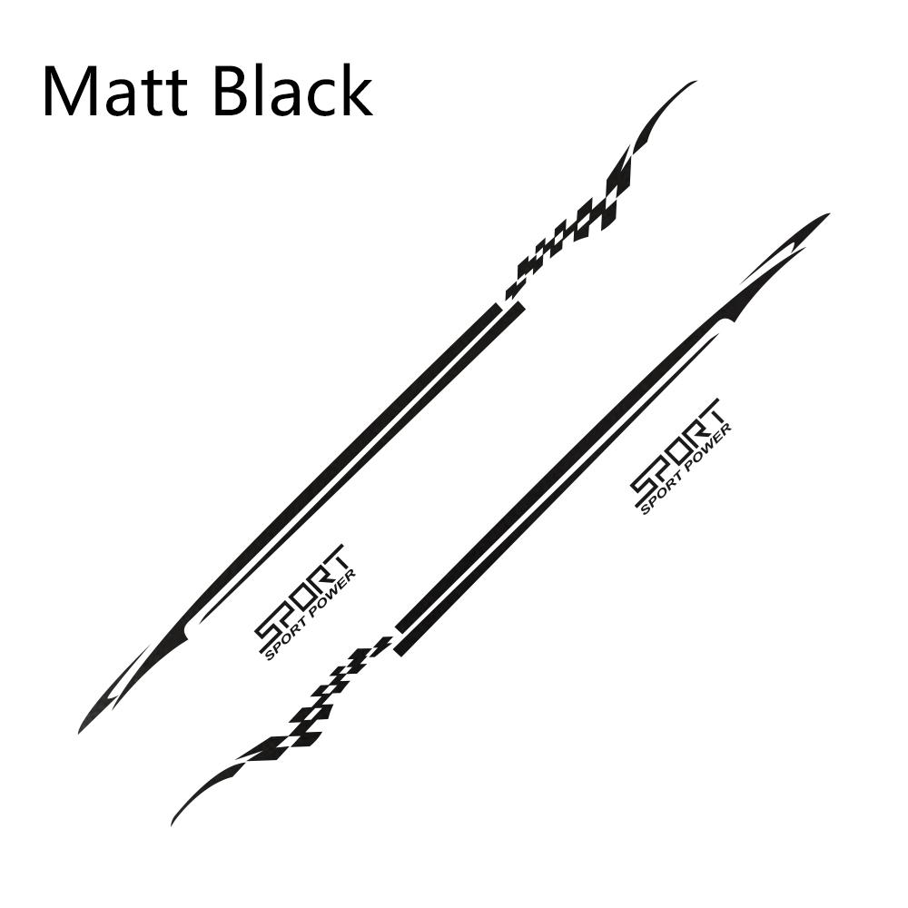 4 шт. автомобильные длинные боковые наклейки на талию для Qashqai Prado Sportage Range Rover Tucson BMW Duster CX-5 SUV виниловый тюнинг