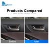 Real Soft Carbon Fiber Sticker For Lexus IS250 300 350 200T 2013 2014 2015 2016 2017 2018 2019 Front Door Handle LHD Sticker