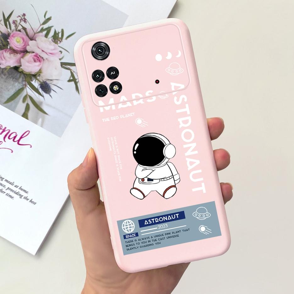 For Xiaomi Poco M4 Pro 4G Case New Fashion Cartoon Cover Soft Silicone Phone Case For Xiaomi Poco M4 Pro PocoM4 5G Fundas Bumper