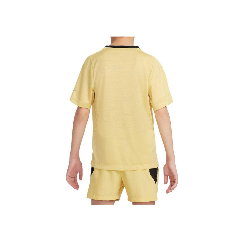 Nike Футболка Dri-Fit Мульти Мода Удобная Трендовая Простая С коротким рукавом Детские топы HJ0631-700