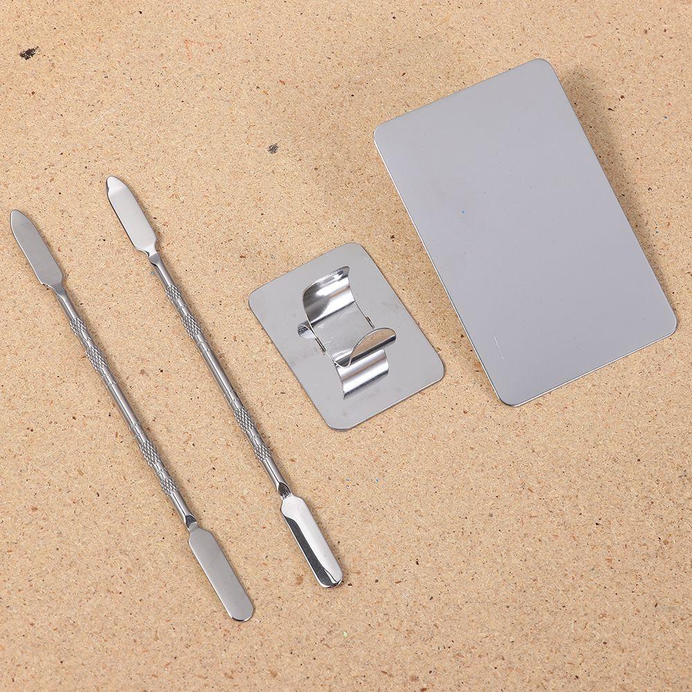 Palette Finger Ring Showing Shelf Pigment Holder Nail Art Plate Agate Palette Nail Display Stand