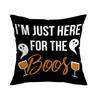 Funny Halloween Ghost Pumpkin Pillow Cover, Creative Home Decor Cushion Case