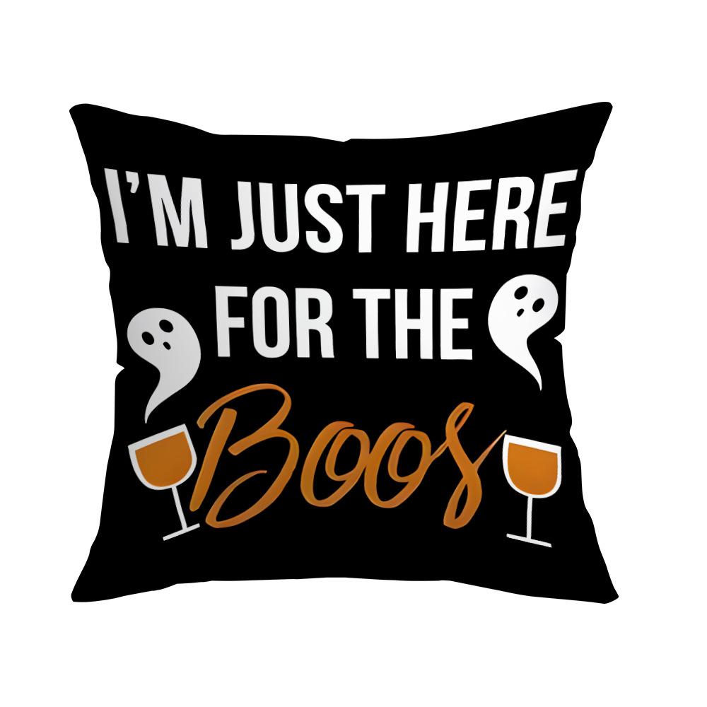 Funny Halloween Ghost Pumpkin Pillow Cover, Creative Home Decor Cushion Case