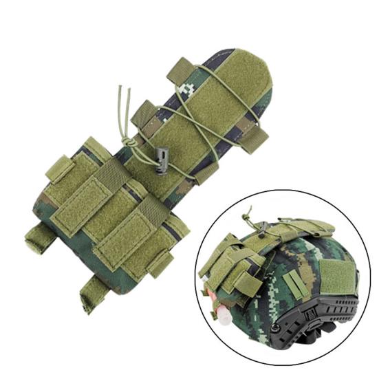 Сумка-аксессуар для шлема Mk2, лента-липучка, многоцветная, портативная, съемная, эластичный шнур, простая установка, многоцелевая, батарейный блок для шлема